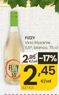 Eroski FIZZY Vino frizzante 5,5%, blanco oferta