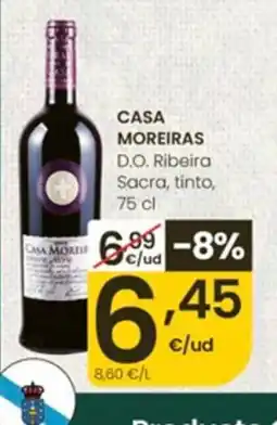 Eroski CASA MOREIRAS D.O. Ribeira Sacra, tinto oferta