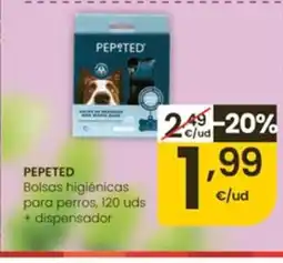 Eroski ΡΕΡΩΤΕΣ Bolsas higiénicas para perros, 120 uds oferta