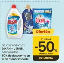 Eroski DIXAN Y VERNEL En los productos señalizados oferta