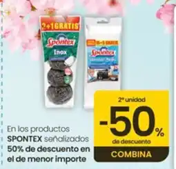 Eroski SPONTEX En los productos señalizados oferta