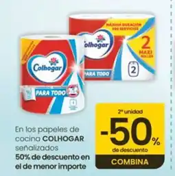 Eroski COLHOGAR En los papeles de cocina señalizados oferta