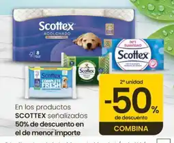Eroski SCOTTEX En los productos señalizados oferta