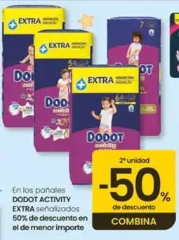 Eroski DODOT ACTIVITY EXTRA En los pañales oferta