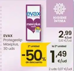 Eroski EVAX Protegeslip Maxiplus, 130 uds oferta