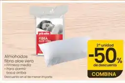 Eroski Almohadas fibra aloe vera oferta