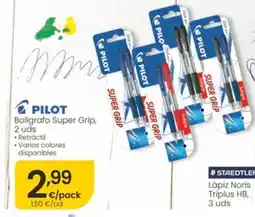 Eroski PILOT Boligrafo Super Grip, oferta
