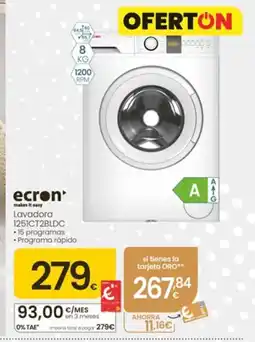 Eroski ECRON Lavadora 1251CT2BLDC oferta