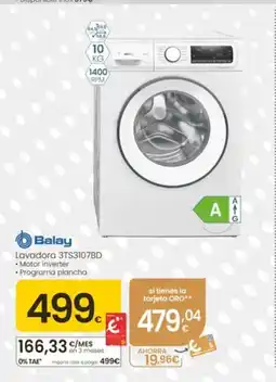 Eroski BALAY Lavadora 3TS3107BD oferta