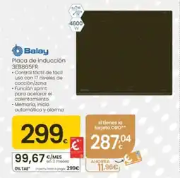 Eroski BALAY Placa de inducción 3EB865FR oferta