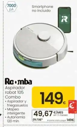 Eroski Aspirador robot 105 Combo oferta