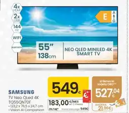 Eroski SAMSUNG TV Neo QLed 4K TQ55QN70F oferta