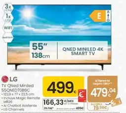 Eroski LG TV QNed Miniled 55QNED70B6C oferta