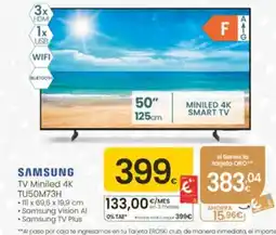 Eroski SAMSUNG TV Miniled 4K TU50M73H oferta
