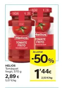 Caprabo HELIOS Tomàquet fregit oferta