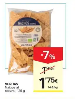 Caprabo VERITAS Natxos al natural oferta