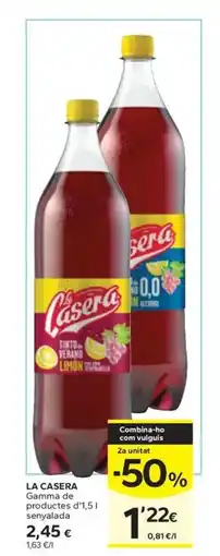 Caprabo LA CASERA Gamma de productes oferta