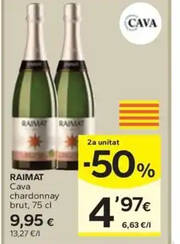 Caprabo RAIMAT Cava chardonnay brut oferta