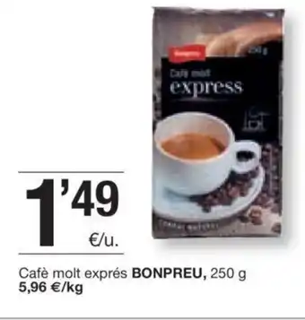 BonpreuEsclat Cafè Molt Exprés Bonpreu 250 g oferta