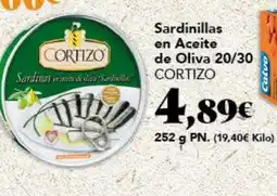 Gadis CORTIZO Sardinillas en Aceite de Oliva 20/30 oferta