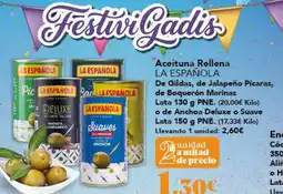 Gadis LA ESPAÑOLA Aceituna Rellena oferta