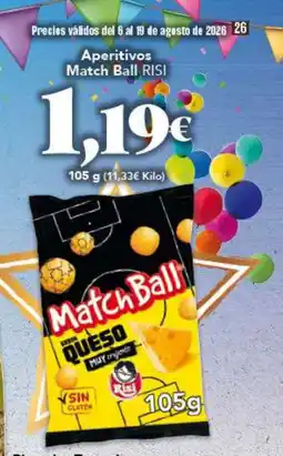 Gadis RISI Aperitivos Match Ball oferta