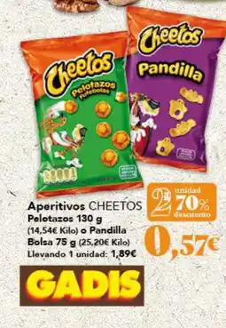 Gadis CHEETOS Aperitivos oferta