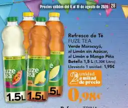 Gadis FUZE TEA Refresco de Té oferta