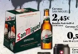 Gadis SAN MIGUEL Cerveza oferta