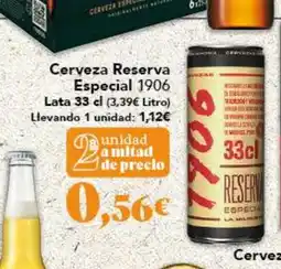 Gadis 1906 Cerveza Reserva Especial oferta