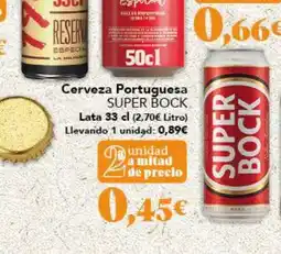 Gadis SUPER BOCK Cerveza Portuguesa oferta