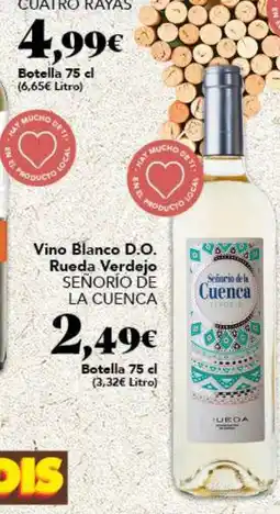 Gadis SEÑORIO DE LA CUENCA Vino Blanco D.O. Rueda Verdejo oferta