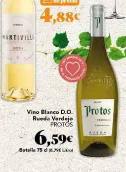 Gadis PROTOS Vino Blanco D.O. Rueda Verdejo oferta