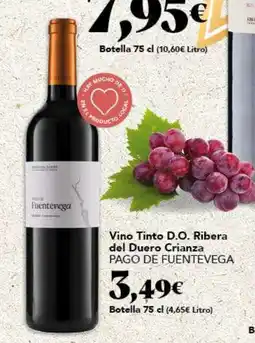 Gadis PAGO DE FUENTEVEGA Vino Tinto D.O. Ribera del Duero Crianza oferta