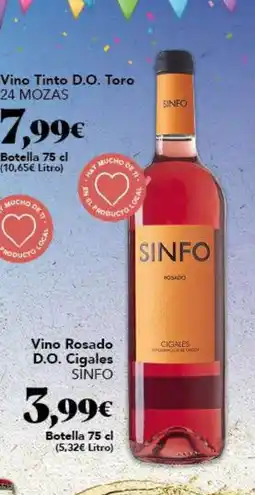 Gadis SINFO Vino Rosado D.O. Cigales oferta