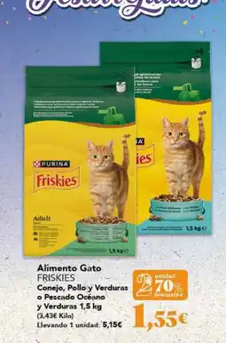 Gadis FRISKIES Alimento Gato oferta