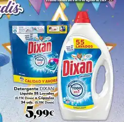 Gadis DIXAN Detergente oferta
