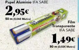Gadis IFA SABE Film Transparente oferta
