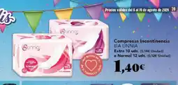 Gadis IFA UNNIA Compresas Incontinencia oferta