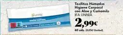 Gadis IFA UNNIA Toallitas Húmedas Higiene Corporal con Aloe y Camomila oferta