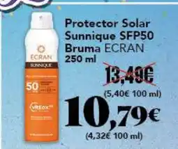 Gadis ECRAN Protector Solar Sunnique SFP50 Bruma oferta
