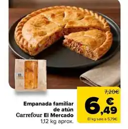 Carrefour Market CARREFOUR EL MERCADO Empanada familiar de atún oferta