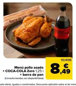 Carrefour Market Menú pollo asado oferta
