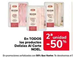 Carrefour Market NOEL. En todos los productos delizias al corte oferta