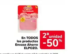 Carrefour Market ELPOZO En todos los productos envase ahorro oferta