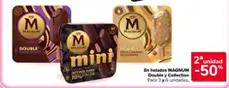 Carrefour Market En helados Double y Collection oferta