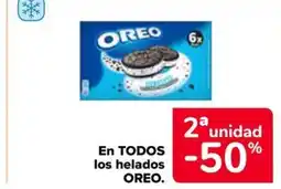 Carrefour Market OREO En todos los helados oferta