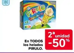 Carrefour Market PIRULO En todos los helados oferta