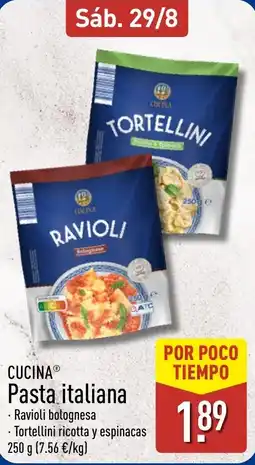 ALDI Cucina pasta italiana oferta