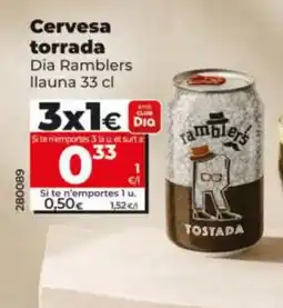 Dia Dia Ramblers cervesa torrada oferta